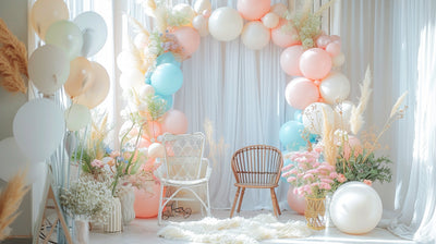 Balloon Beauty For A Summer Baby Shower