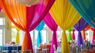 Transform Spaces with Color Blocking & Bold Layered Textiles