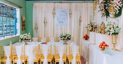 How Do You Put Up A Curtain Backdrop?