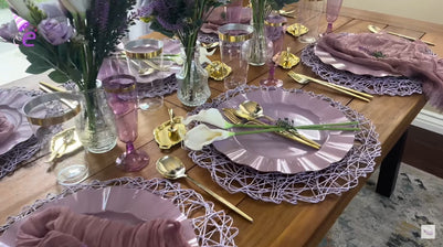 Lavender Tablescape Styling From Start To Finish