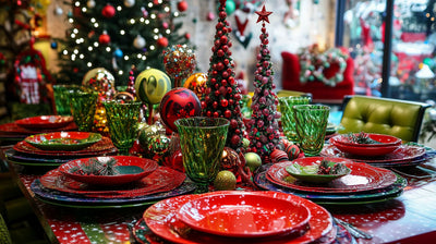 5 Red and Green Christmas Table Ideas