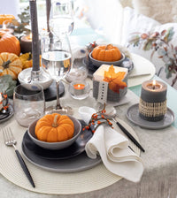 Thanksgiving Table Decor with Earthy Tones