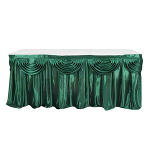 Satin Shimmer Table Skirt collection