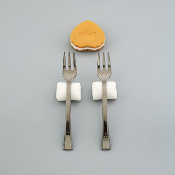 Elevate Your Event with Silver Mini Heavy Duty Plastic Dessert Forks