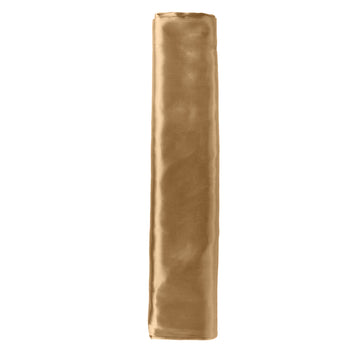 Transform Your Events with Taupe Satin Fabric Bolt