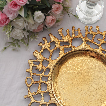 Enhance Your Serving Game with Hollow Lace Plastic Plates