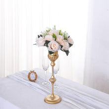2 Pack Cream Artificial Flower Ball Bouquets For Centerpieces, Silk Rose Kissing Balls