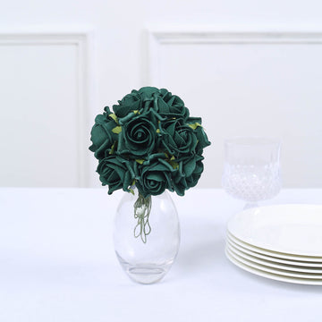 Create a Blossoming Atmosphere with Hunter Emerald Green Floral Decor