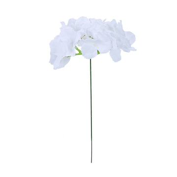 Elegant White Artificial Satin Hydrangeas for Stunning DIY Arrangements