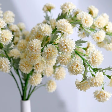 Create a Captivating Atmosphere with Silk Chrysanthemum Mum Flower Bouquets