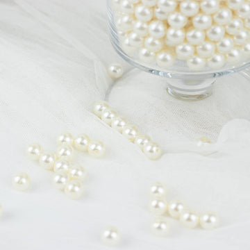 Create Unforgettable Party Decor with Glossy Ivory Pearl Beads