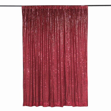 Create Unforgettable Moments with Our Burgundy Sequin Photo Backdrop