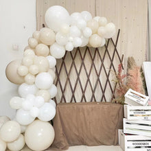 95 Pack Assorted White Beige DIY Balloon Garland Kit, Latex Party Balloon Arch Decorations