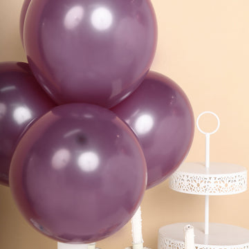 Add a Touch of Elegance with Matte Pastel Eggplant Party Balloons