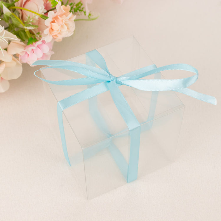 Baby Blue Satin 100 Yards 3 By 8 Inch Decorative Ribbon
