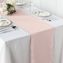 12"x108" Blush | Rose Gold Polyester Table Runner