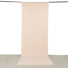 Blush 4-Way Stretch Spandex Drapery Panel with Rod Pockets, Photography Backdrop Curtain