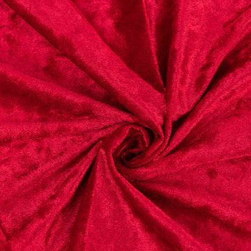 Transform Your Event Décor with Burgundy Velvet Fabric