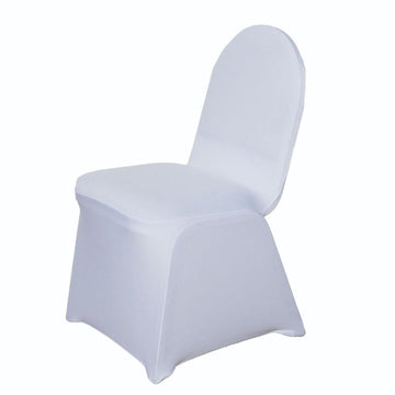 Enhance Your Event Decor with our White Spandex Chair Cover