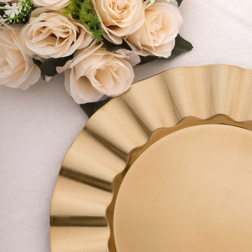 Create Unforgettable Moments with Gold Plastic Charger Plates