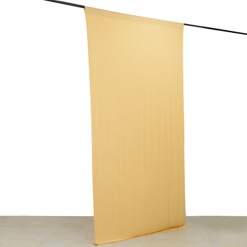 <strong>Wrinkle-Free Champagne Curtain Panel</strong>