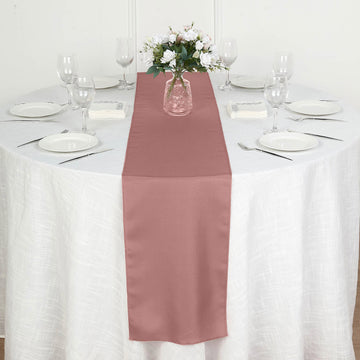 Unleash Your Creativity with the Cinnamon Rose Polyester Table Runner