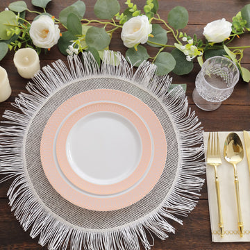 Create a Stunning Table Setting with White Plastic Dinner Plates