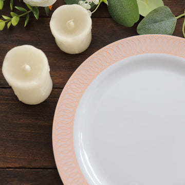 Elevate Your Event with White Plastic Dinner Plates