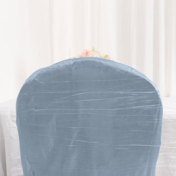 Dusty Blue Banquet Chair Cover