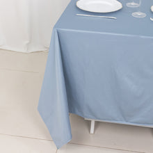 Dusty Blue Premium Scuba Square Tablecloth, Wrinkle Free Polyester Tablecloth 70inch