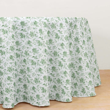<strong>Washable Dusty Sage Green Polyester Tablecloth</strong>