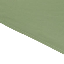Dusty Sage Green Premium Scuba Square Table Overlay, Polyester Seamless Table Topper