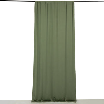 <strong>Dynamic Dusty Sage Green Stretch Spandex Drapery Panel</strong>