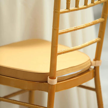 Create a Luxurious Seating Experience with Our Gold Chiavari Chair Pad