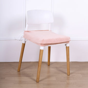 Slide On Velvet Chair Seat Cover
