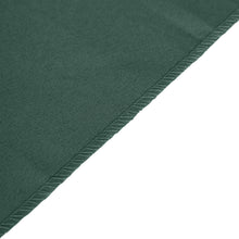 Polyester Table Runner 12 Inch x 108 Inch In Hunter Emerald Green
