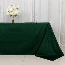 Hunter Emerald Green Premium Scuba Rectangular Tablecloth, Wrinkle Free Polyester Seamless