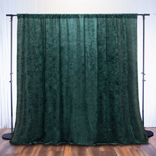 Hunter Emerald Green Premium Smooth Velvet Backdrop Drape Curtain, Privacy Photo Booth Event Divider Panel with Rod Pocket - 8ftx8ft