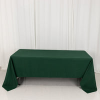 Hunter Emerald Green Seamless Premium Polyester Rectangular Tablecloth 220GSM 60"x126"