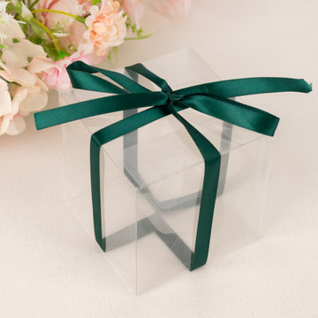 Add a Touch of Elegance with Hunter Emerald Green Satin Ribbon