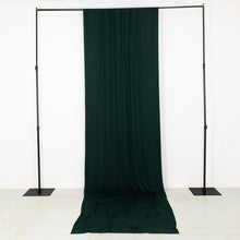 Hunter Emerald Green 4-Way Stretch Spandex Drapery Panel with Rod Pockets, Backdrop Curtain