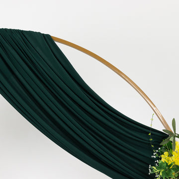 Versatile Emerald 4-Way Stretch Backdrop Curtain