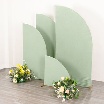 Versatile and Stylish Sage Green Spandex Arch Covers