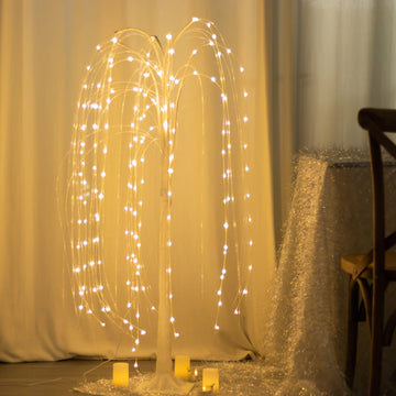 Create a Magical Atmosphere with the Warm White 180 LED Tree