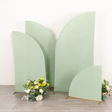Elevate Your Wedding Decor with Sage Green Wedding Arch Covers