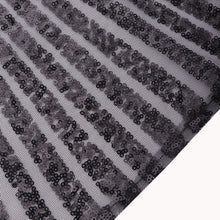 Black Geometric Diamond Glitz Sequin Dinner Napkins, Decorative Reusable Cloth Napkins#whtbkgd