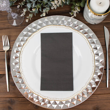 Elevate Your Event with Black Dinner Party Paper Napkins