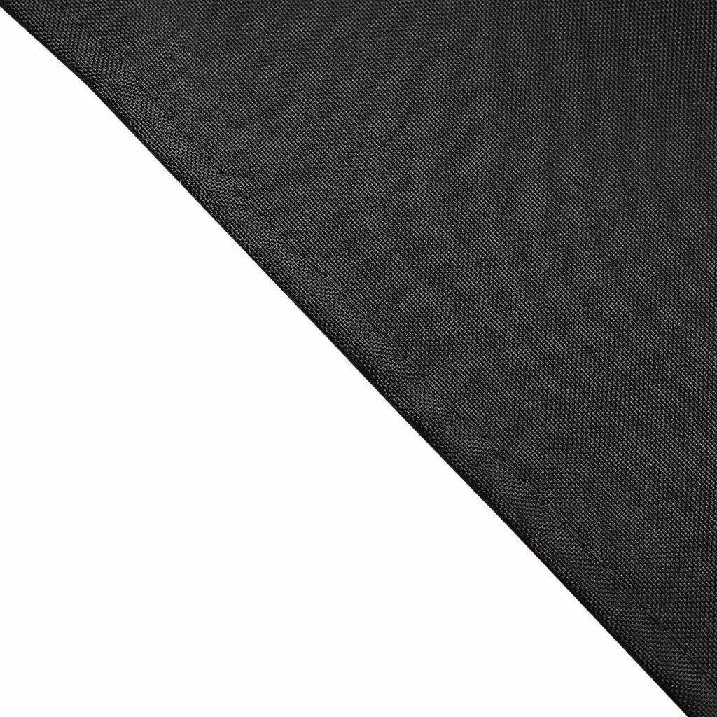 Still Waters Black Linen Dinner Napkins - 100% Polyester