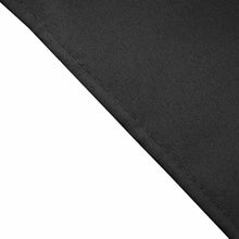 5 Pack | Black Seamless Cloth Dinner Napkins, Wrinkle Resistant Linen | 17inchx17inch