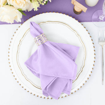 Versatile and Practical Lavender Lilac Cloth Napkins for Various Events